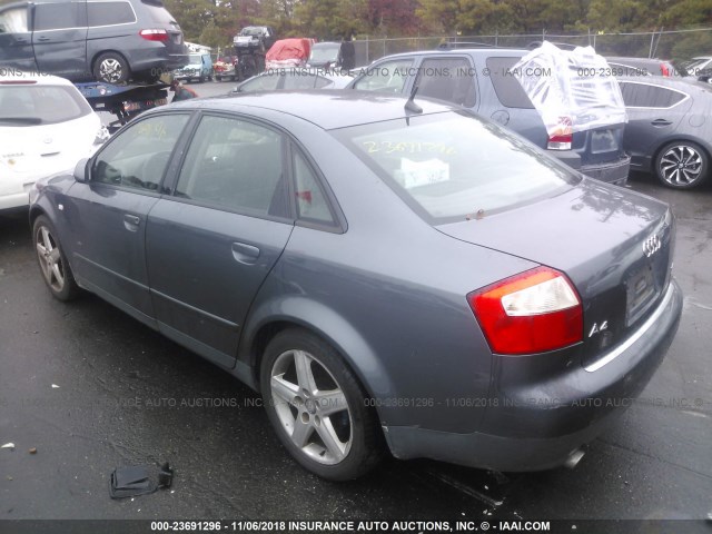 WAULC68E83A126657 - 2003 AUDI A4 1.8T QUATTRO BLACK photo 3