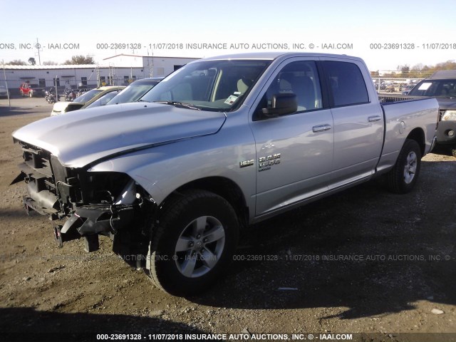 1C6RR6TT2KS509446 - 2019 RAM 1500 CLASSIC SLT SILVER photo 2