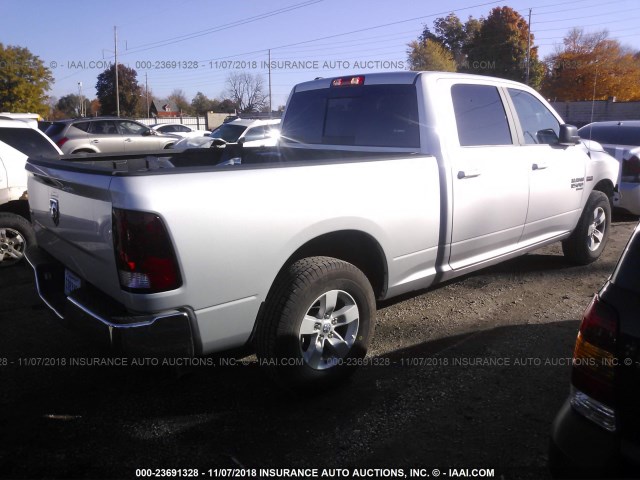 1C6RR6TT2KS509446 - 2019 RAM 1500 CLASSIC SLT SILVER photo 4