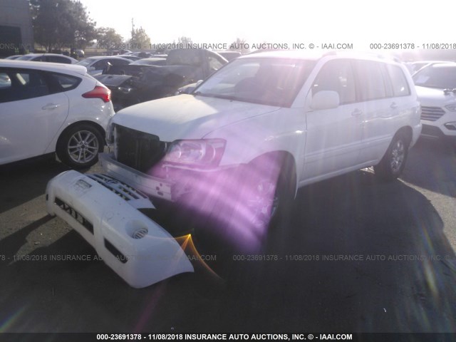 JTEDP21A570129213 - 2007 TOYOTA HIGHLANDER SPORT/LIMITED WHITE photo 2