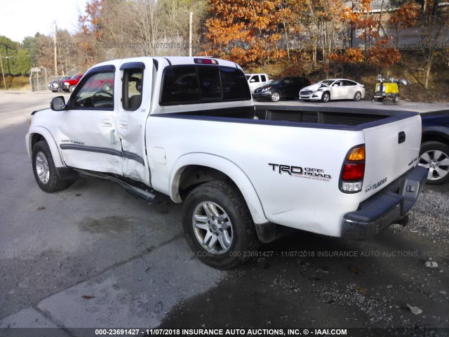 5TBBT44174S439783 - 2004 TOYOTA TUNDRA ACCESS CAB SR5 WHITE photo 3