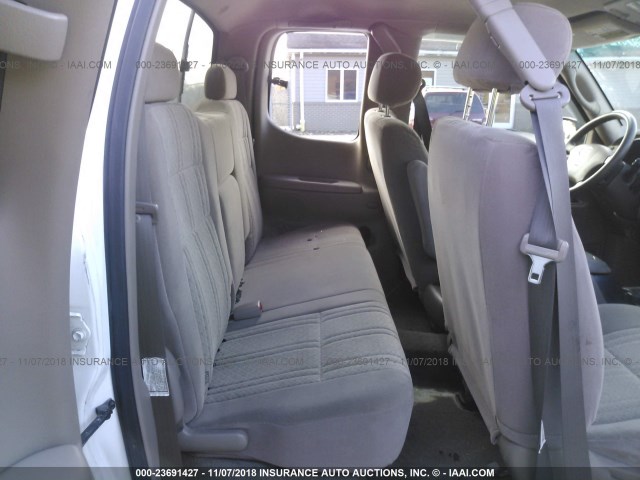 5TBBT44174S439783 - 2004 TOYOTA TUNDRA ACCESS CAB SR5 WHITE photo 8