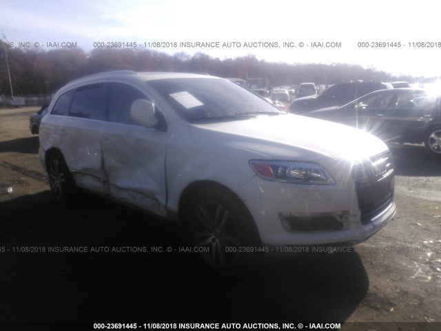 WA1AV74L57D023855 - 2007 AUDI Q7 4.2 QUATTRO WHITE photo 1