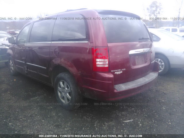 2A4RR5D14AR414624 - 2010 CHRYSLER TOWN & COUNTRY TOURING MAROON photo 3