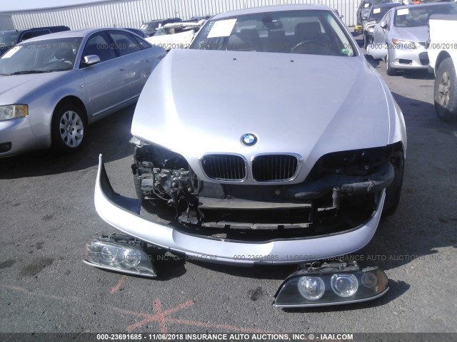 WBADT63461CF13456 - 2001 BMW 530 I AUTOMATIC SILVER photo 6
