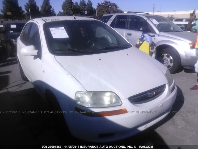 KL1TG52665B439195 - 2005 CHEVROLET AVEO LT WHITE photo 1