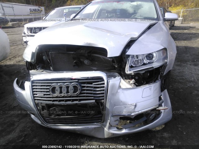 WAUDH74F27N015143 - 2007 AUDI A6 3.2 QUATTRO SILVER photo 6