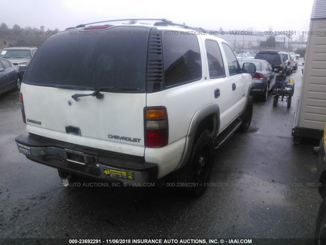 1GNEK13V82J135275 - 2002 CHEVROLET TAHOE K1500 YELLOW photo 4