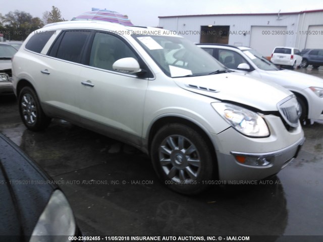 5GAKRBED3BJ238977 - 2011 BUICK ENCLAVE CXL WHITE photo 1