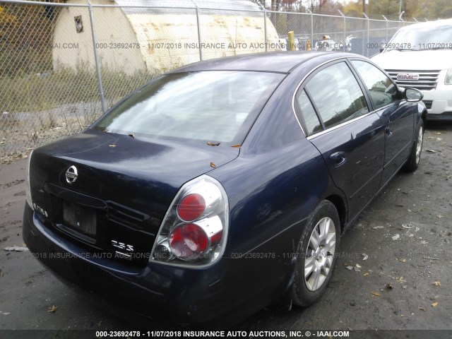 1N4AL11E76N434767 - 2006 NISSAN ALTIMA S/SL BLUE photo 4