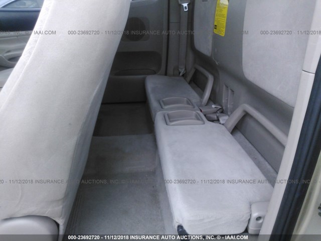 5TEUU42N25Z095920 - 2005 TOYOTA TACOMA ACCESS CAB ოქროსფერი ფოტო 8
