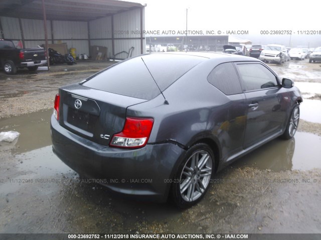 JTKJF5C74D3056982 - 2013 TOYOTA SCION TC 灰色 照片 4