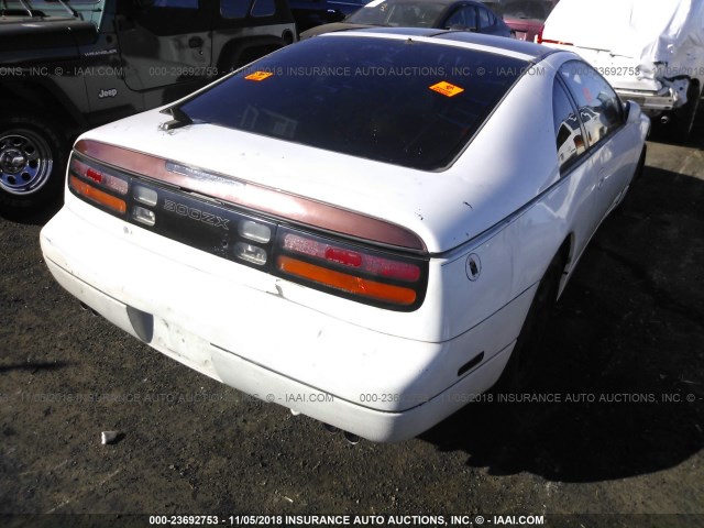 JN1RZ26H8PX536530 - 1993 NISSAN 300ZX 2+2 WHITE photo 4