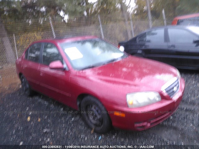 KMHDN46D26U277136 - 2006 HYUNDAI ELANTRA GLS/GT/LIMITED RED photo 1