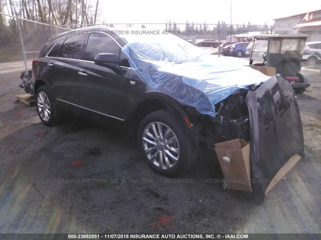 1GYKNGRSXJZ191215 - 2018 CADILLAC XT5 PLATINUM GRAY photo 1