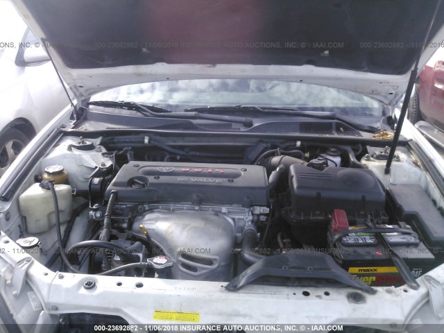 4T1BE32K42U047842 - 2002 TOYOTA CAMRY LE/XLE/SE Beyaz fotoğraf 10