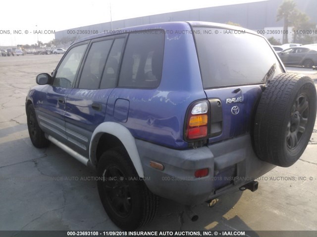 JT3GP10VXW7033295 - 1998 TOYOTA RAV4 PURPLE photo 3