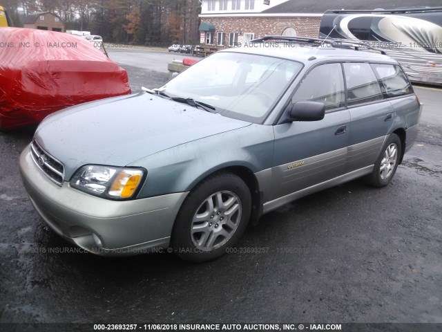 4S3BH675917630422 - 2001 SUBARU LEGACY OUTBACK AWP 青色 照片 2