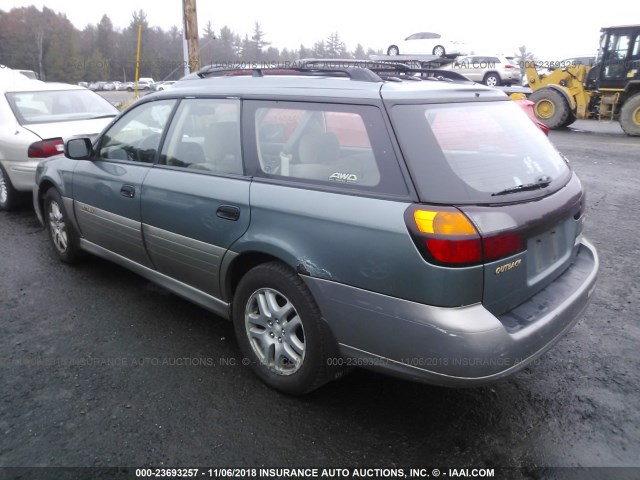4S3BH675917630422 - 2001 SUBARU LEGACY OUTBACK AWP 青色 照片 3