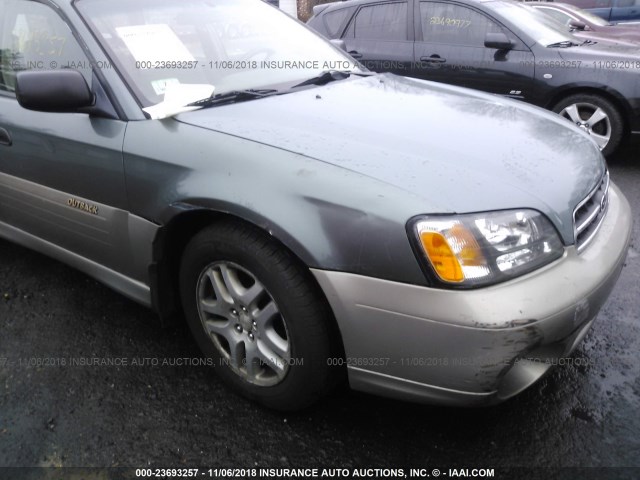 4S3BH675917630422 - 2001 SUBARU LEGACY OUTBACK AWP 青色 照片 6