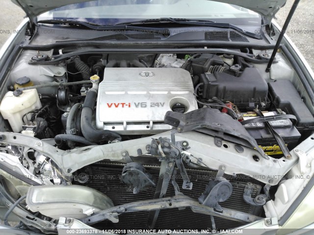 4T1BF30K05U613757 - 2005 TOYOTA CAMRY LE/XLE/SE GRAY photo 10