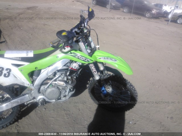 JKAKXGHC8GA001424 - 2016 KAWASAKI KX450 F GREEN photo 5