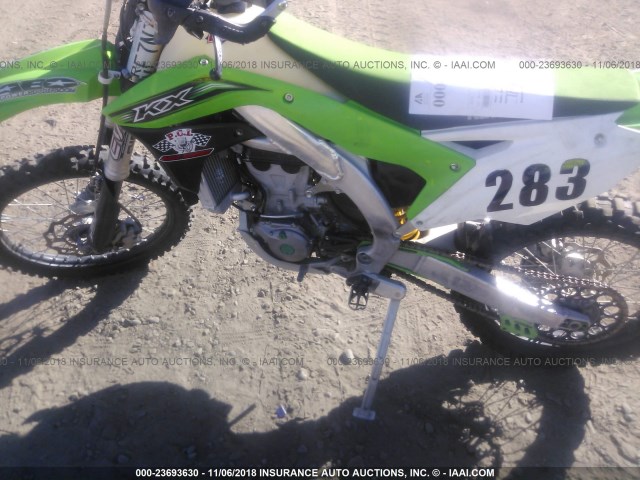 JKAKXGHC8GA001424 - 2016 KAWASAKI KX450 F GREEN photo 9