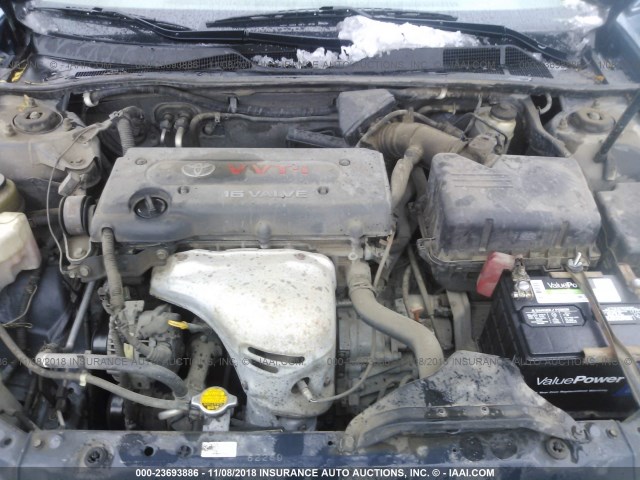 4T1BE32K74U872003 - 2004 TOYOTA CAMRY LE/XLE/SE BLUE photo 10