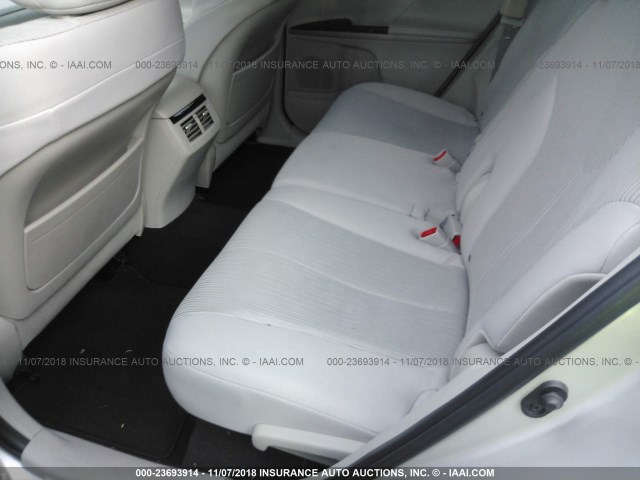 4T3ZA3BB2AU023152 - 2010 TOYOTA VENZA SILVER photo 8