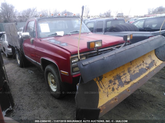 1GCGK24J4DJ143847 - 1983 CHEVROLET K20 RED photo 1