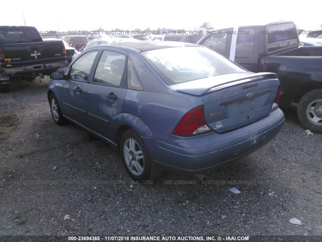 1FAFP34321W192294 - 2001 FORD FOCUS SE/SE SPORT BLUE photo 3