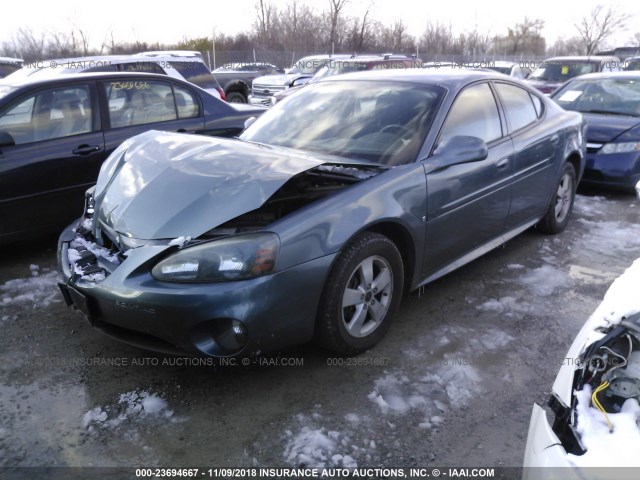 2G2WP552171112290 - 2007 PONTIAC GRAND PRIX ლურჯი ფოტო 2