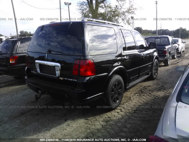 5LMFU27RX4LJ12414 - 2004 LINCOLN NAVIGATOR 黑色 照片 4