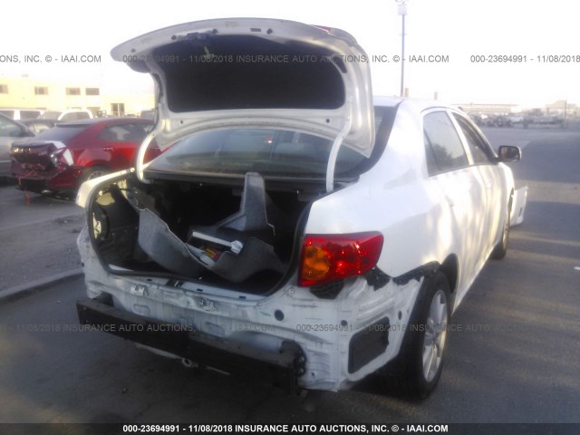 JTDBL40E499082827 - 2009 TOYOTA COROLLA LE/XLE WHITE photo 4