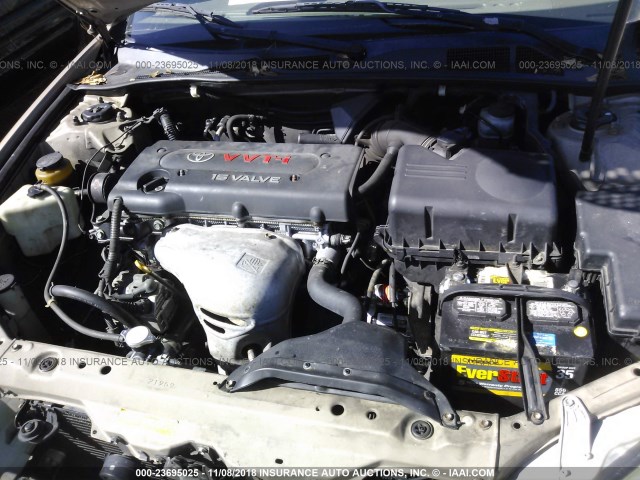 4T1BE32K32U028814 - 2002 TOYOTA CAMRY LE/XLE/SE GOLD photo 10