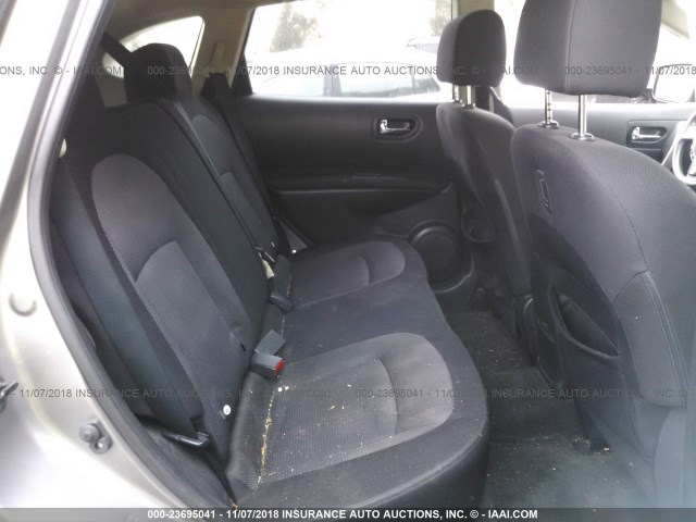 JN8AS5MT2BW183907 - 2011 NISSAN ROGUE S/SV/KROM SILVER photo 8
