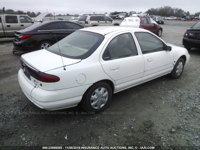 1FAFP66Z0YK141316 - 2000 FORD CONTOUR SE WHITE photo 4