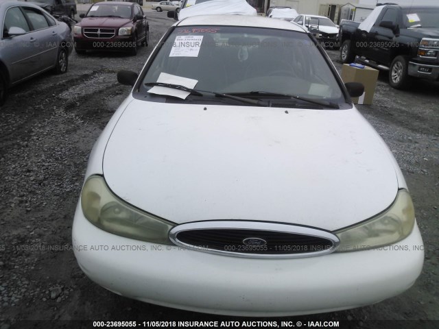 1FAFP66Z0YK141316 - 2000 FORD CONTOUR SE WHITE photo 6