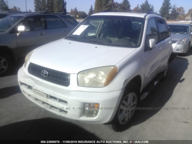 JTEGH20V420049165 - 2002 TOYOTA RAV4 WHITE photo 2