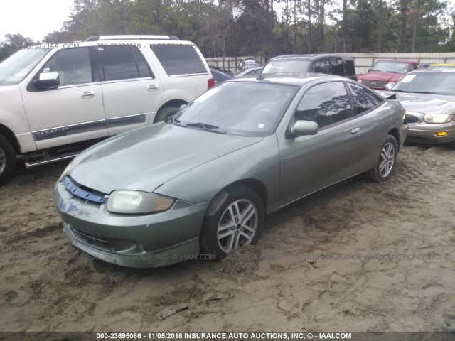 1G1JH12F647206336 - 2004 CHEVROLET CAVALIER LS SPORT GREEN photo 2