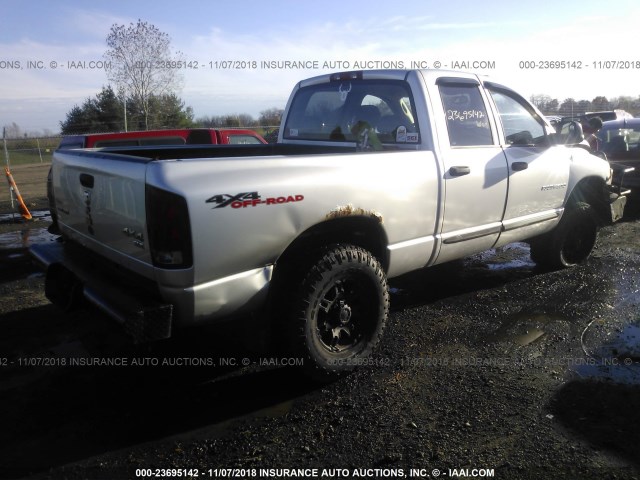 3D7LS38C05G722116 - 2005 DODGE RAM 3500 ST/SLT SILVER photo 4