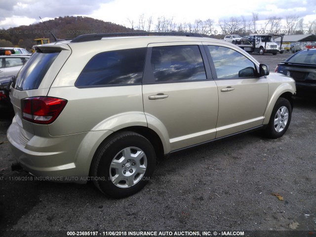 3D4PG4FBXBT535419 - 2011 DODGE JOURNEY EXPRESS GOLD photo 4