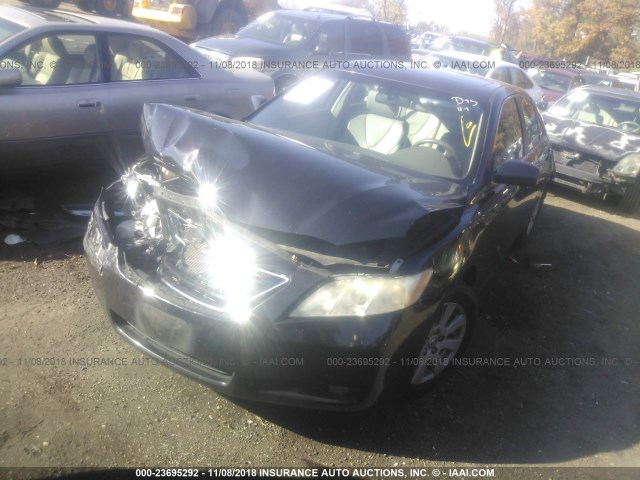 4T1BK46K27U543982 - 2007 TOYOTA CAMRY NEW GENERAT LE/XLE/SE BLACK photo 2