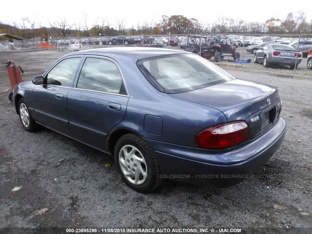 1YVGF22C525264122 - 2002 MAZDA 626 Dark Blue photo 3