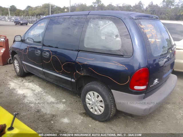 2C4GJ2538YR746952 - 2000 CHRYSLER VOYAGER BLUE photo 3