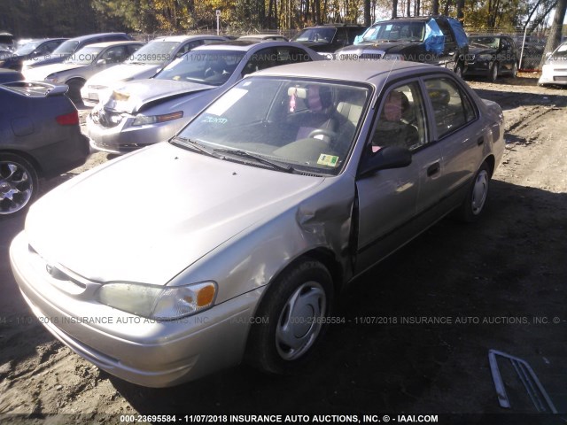 1NXBR12E3XZ262459 - 1999 TOYOTA COROLLA VE/CE/LE 金色 照片 2