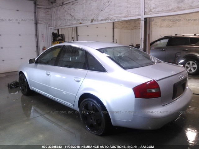 WAUED54B4YN061561 - 2000 AUDI A6 2.7T QUATTRO SILVER photo 3