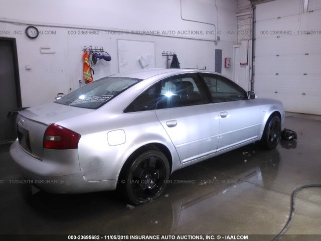 WAUED54B4YN061561 - 2000 AUDI A6 2.7T QUATTRO SILVER photo 4