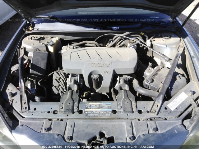 2G2WP552661308952 - 2006 PONTIAC GRAND PRIX ლურჯი ფოტო 10