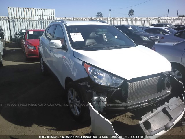 KM8JU3AC7DU574365 - 2013 HYUNDAI TUCSON GLS/LIMITED WHITE photo 1